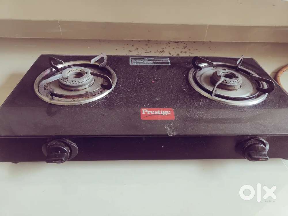 Gas stove glass top