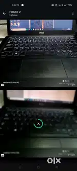 Dell 180 degree rotate 8k support. No barging. I7 7th gen