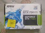 MSI GTX 750 Ti OC Editon Graphics card