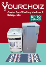 Combo Deal: Fridge and Washing Machine Cheap and Reliable