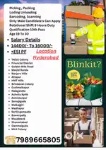 Wanted picker and packer jobs available in Gandipet location