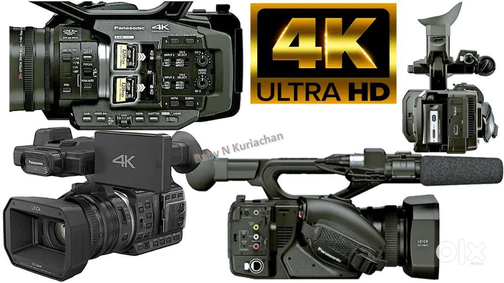 Panasonic 4K professional video camera. Very good condition. Bathery