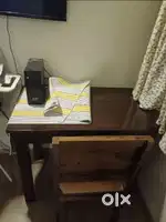 Sheesham wood Study table and chair