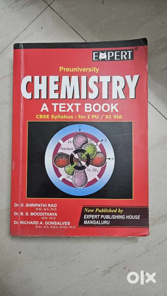 Expert Chemistry Textbook – 1st PUC / Class 11 – Excellent Condition