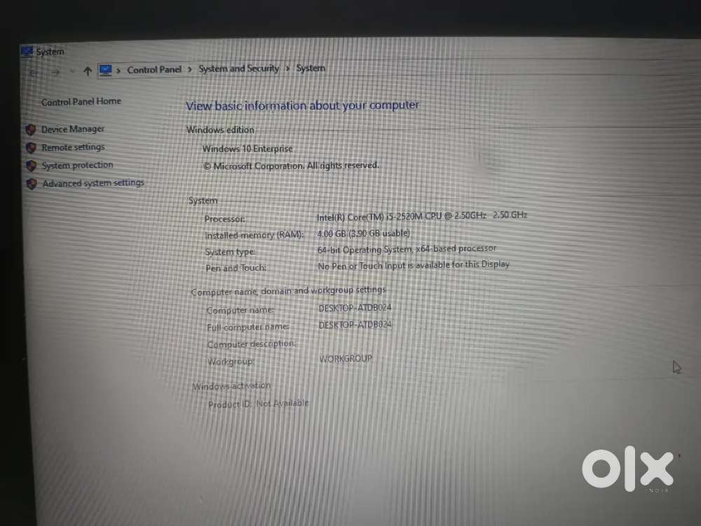 Dell Laptop i5 processor 300GB HDD
