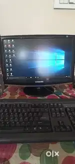 Desktop LENOVO WITH SAMSUNG 19 MONITOR & NEW TVS KEY BOARD