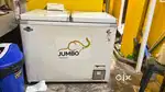 Rockwell jumbo double door deep freezer with steblizer 350liter