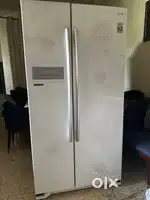 LG Side By Side 600L Refrigerator White Flawless Condition