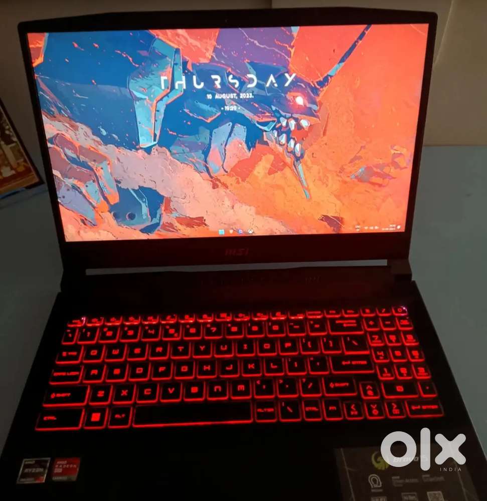 MSI BRAVO 15 AMD RYZEN 7 Under warranty