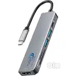 Multi Port USB Hub 6 in 1 with HDMI C-Type