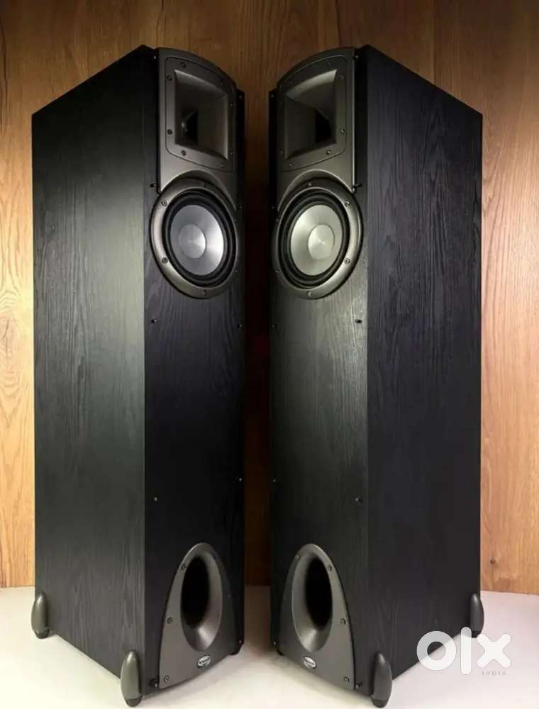 Klipsch Synergy F1 Tower Pair Black 6.5 Woofer 5 Tractrix Horn 1