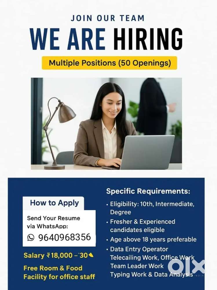 Data entry and telecaler