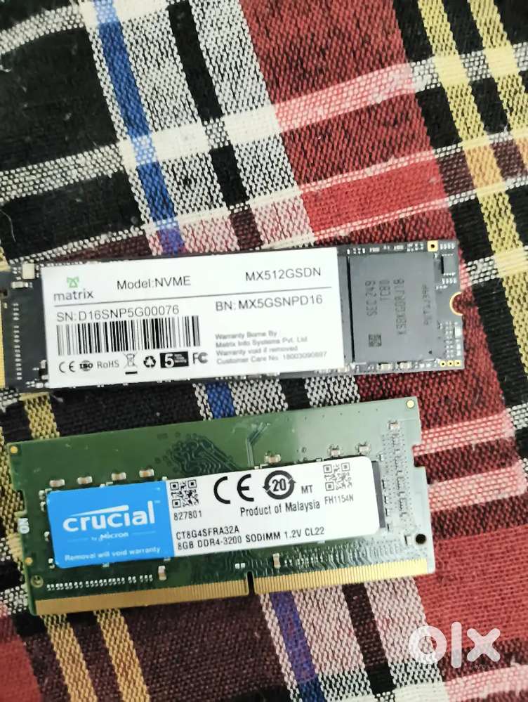 SSD+ Ram 8gb under warranty