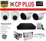 Cctv camera installation with all items