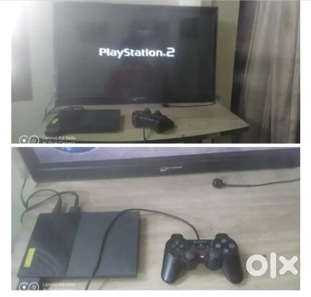PS2 PLAYSTATION WITH GAME'S CDS
