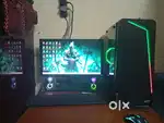 i5 2400 processor h10 mother bord 16 gb ddr 4 ram 500 gb sad 20 inch
