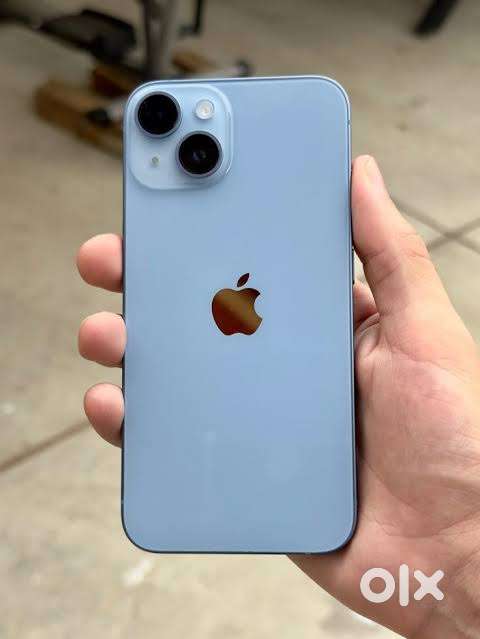 I phone 14 blue