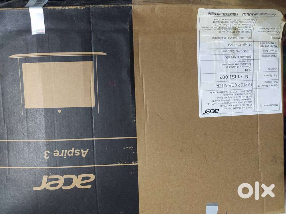 Acer aspire 3 16GB/512GB brand new it only used 10 to 12 months