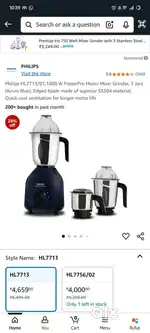 Mixer grinder