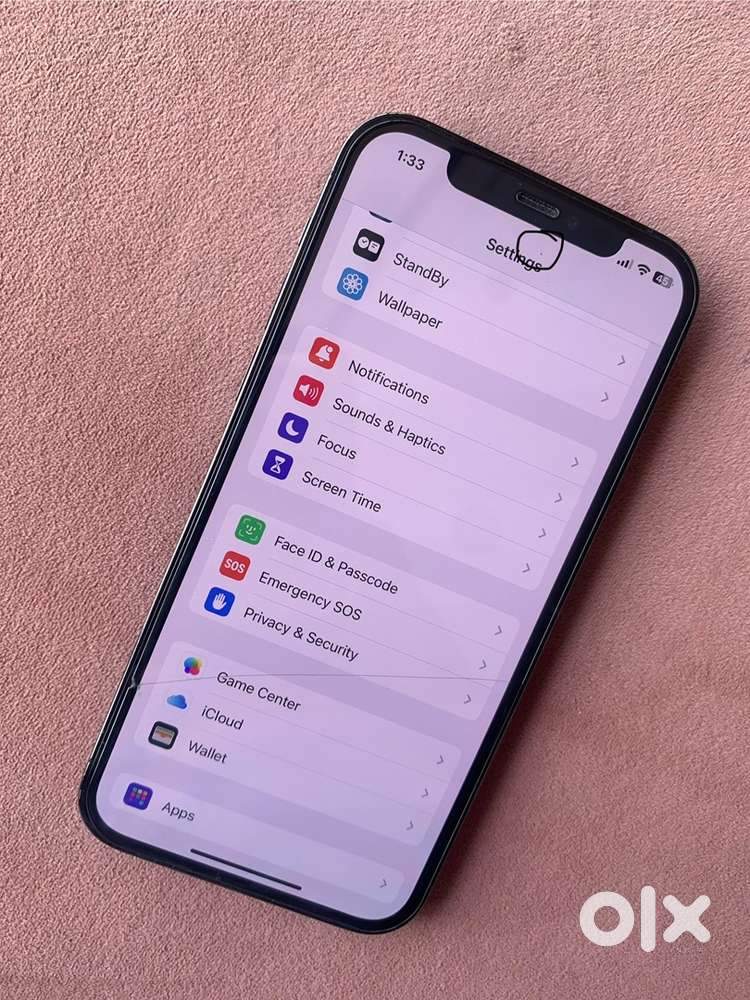 Iphone 12 pro 128gb with bill box dot on scrren