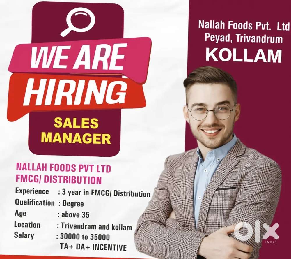 Driver, Marketing executive, sales manager for a leading snacks brand