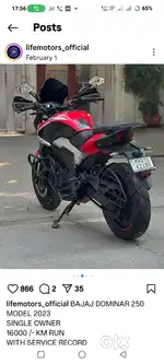 DOMINAR 250 Only 16000 KMS run