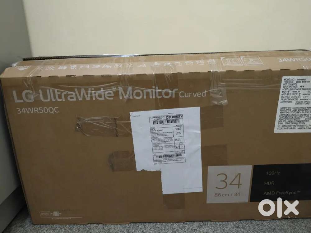 Brand new 34 Inch Curved LG Moniter