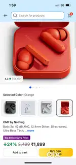 Nothing Airpods avilalbile