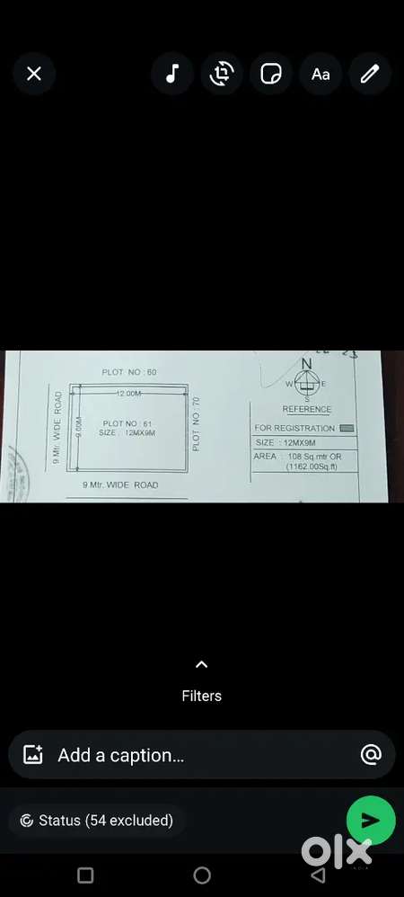 1200 Sqft residential plot for sale in Alfa city