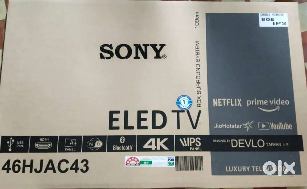 SONY ELED TV 46 inches (46HJAC43) MODEL KDL46W700A