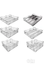 Kaff Steel Modular Kitchen Basket, Hob, Chimney
