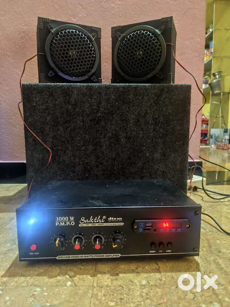 Sub woofer with 2.1 Heavy Amplifier
