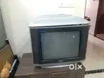 Samsung TV with remote.