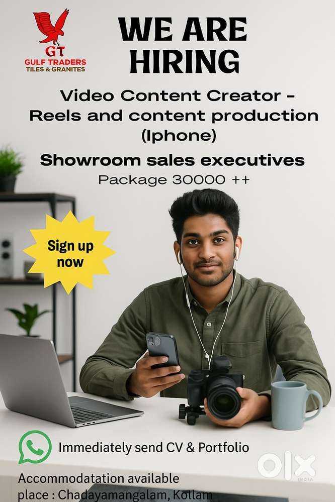 Video content creator and sales executive