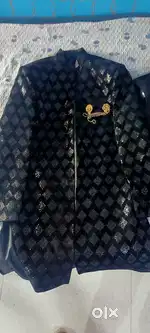 Indo western Gents suit Black