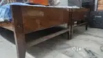 Wooden double bed/ sofa diwan/ center table