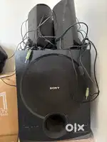 Sony speakers - 2.1 channel 4 speaker woofer setup with remote