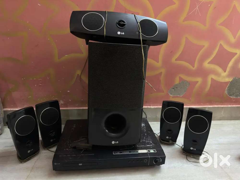 LG Home theatre, Panasonic LED, Amplifier with 3 speaker