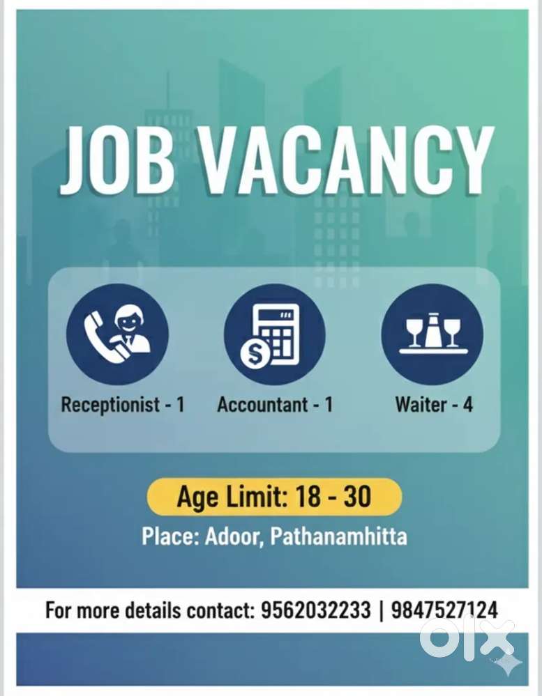 Waiter, Receptionist & Restaurant Manager