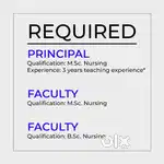 Need Principal & Faculty
