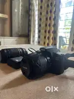 Canon 1500d body with 2 additional lens (18mm - 55mm and 55mm - 200mm