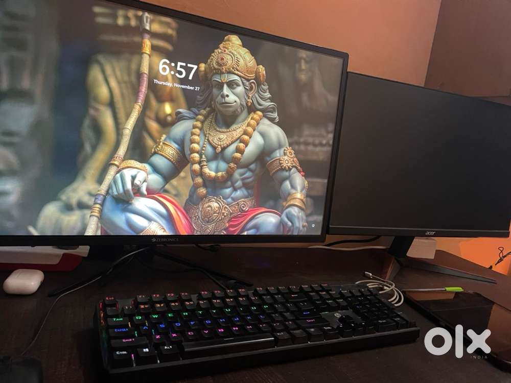 Gaming/Office Computer Dual Screen Setup