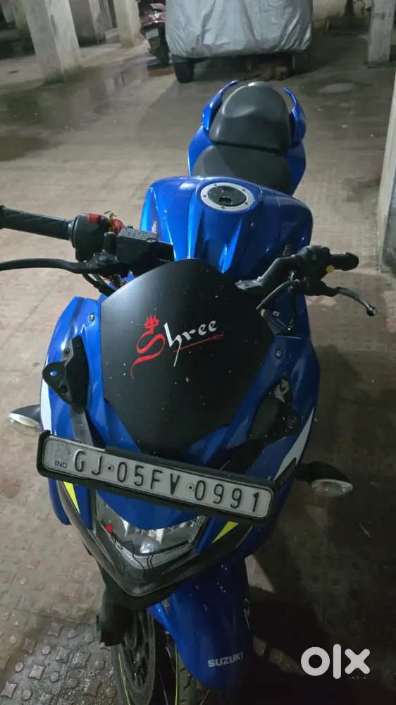 250 Gixxer company condition , imp number plat