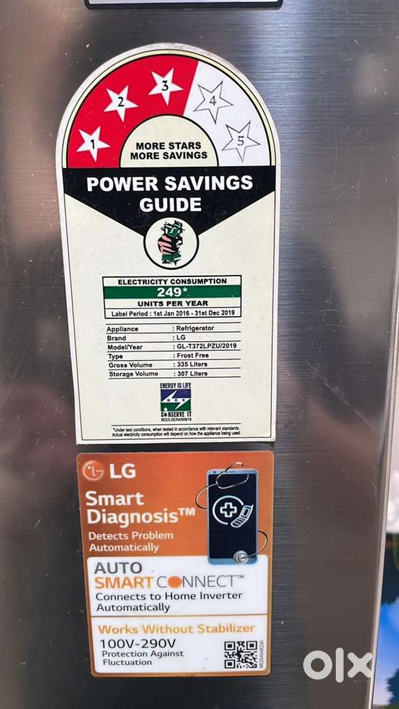 LG GL-T372LPZU Refrigerator