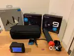 GoPro Hero 9 Black Action Camera Large Bundle - Media Mod, Max Lens