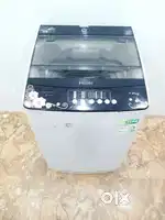 Haier black colour top load washing machine