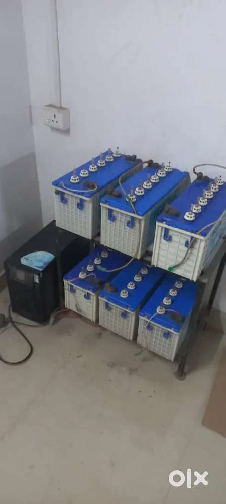 Online UPS 3 Kilowatt and 6 numbers of Hykon  battery