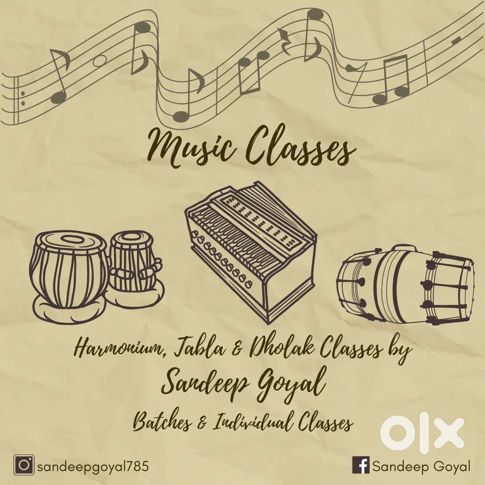 Learn harmonium and singing classes