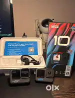 Gopro Hero 10 Black With 3 Original Batteries For Sale