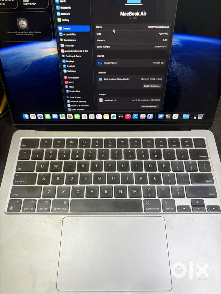 MacBook Air M2 2022 /8gb Ram/512ssd